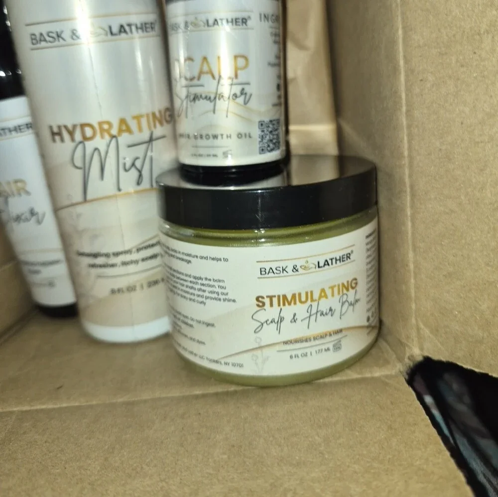 Bask N Lather Moisture Haircare Bundle Nwt